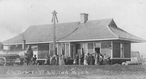 Cincinnati Northern Depot At Waldron MI